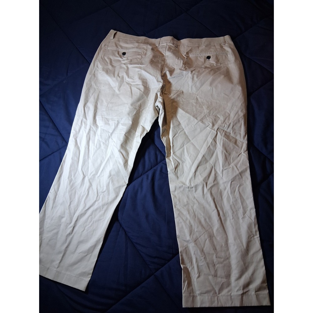 Berle Mens Blue White Seersucker Pleated Trousers Dress Pants 34R Made in Mexico